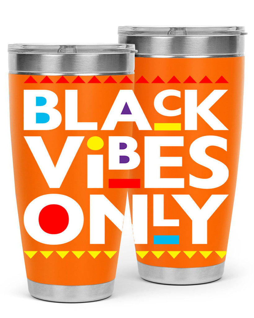 black vibes only 217#- black words phrases- Cotton Tank