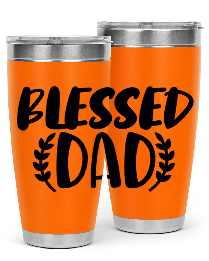 blessed dad 36#- dad- Tumbler