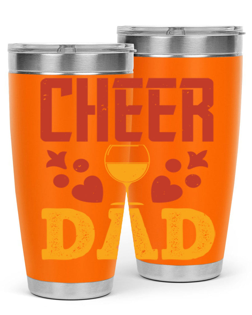 cheer dad 121#- fathers day- Tumbler