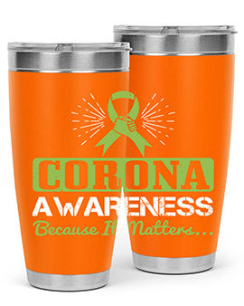 corona awareness because it matters Style 26#- corona virus- Tumbler
