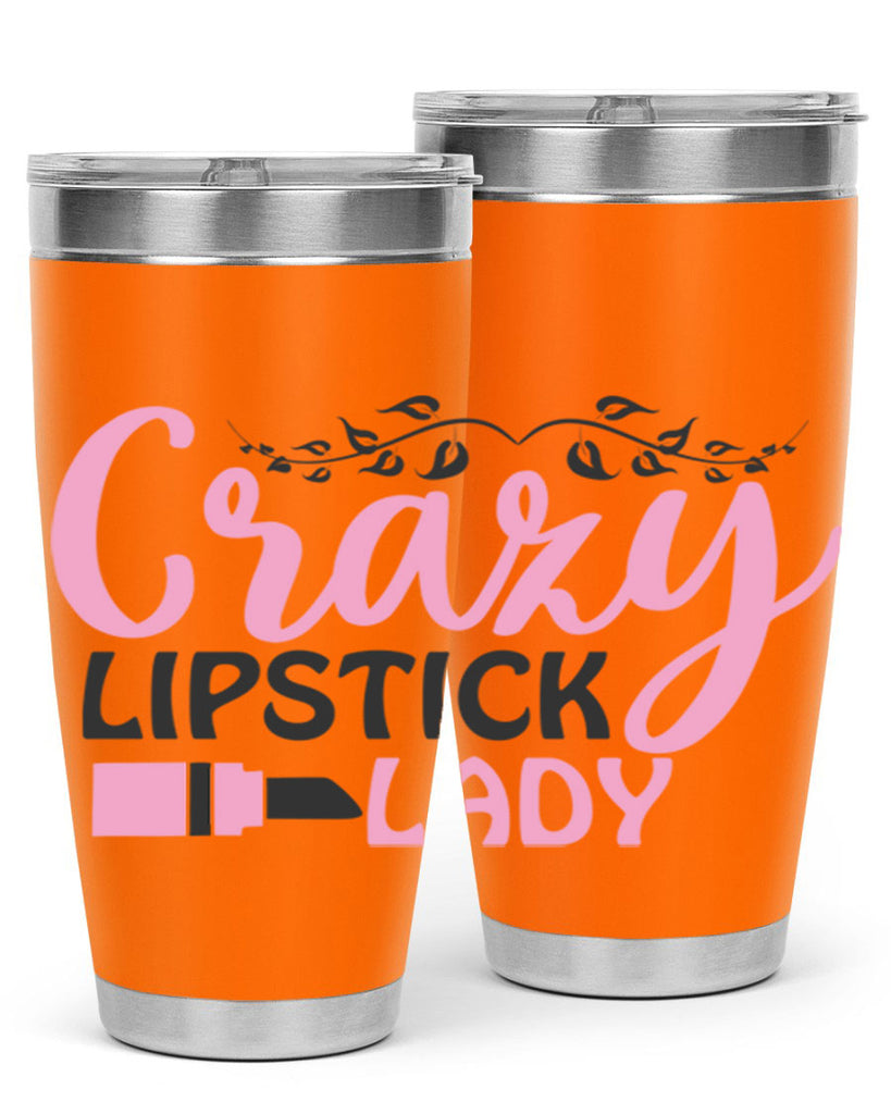 crazy lipstick lady Style 159#- make up- Tumbler