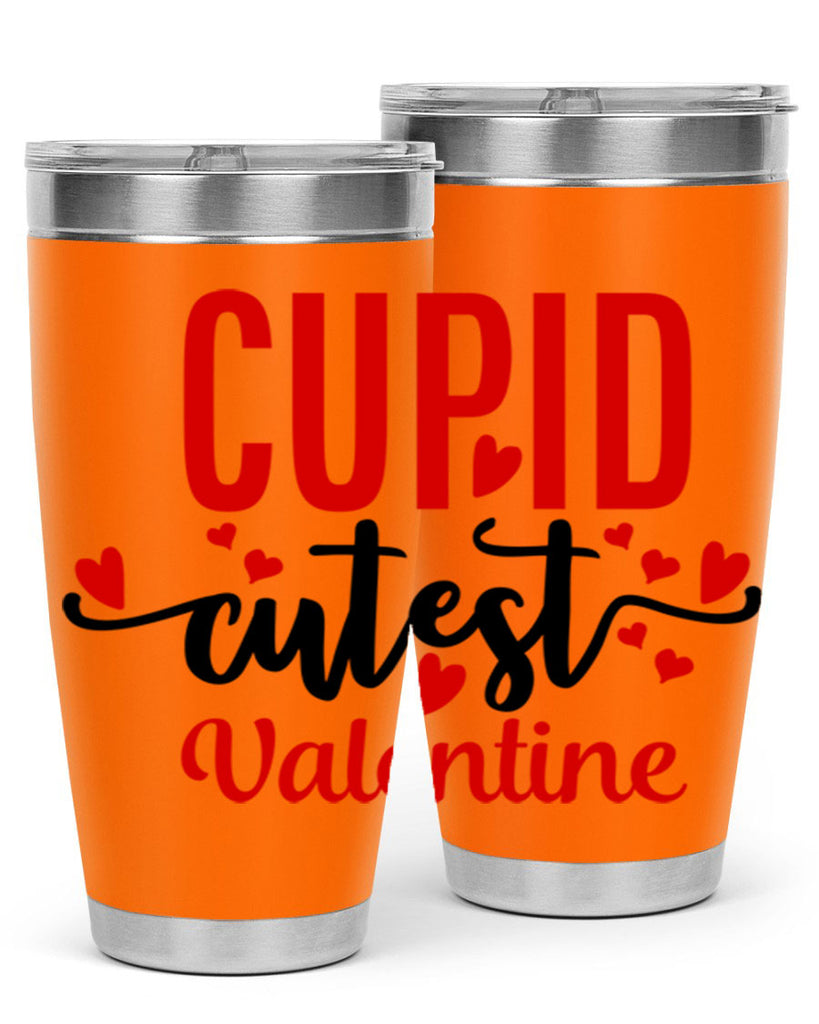 cupid cutest valentine 80#- valentines day- Tumbler