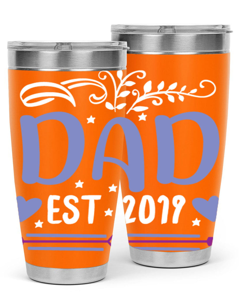 dad est 100#- fathers day- Tumbler