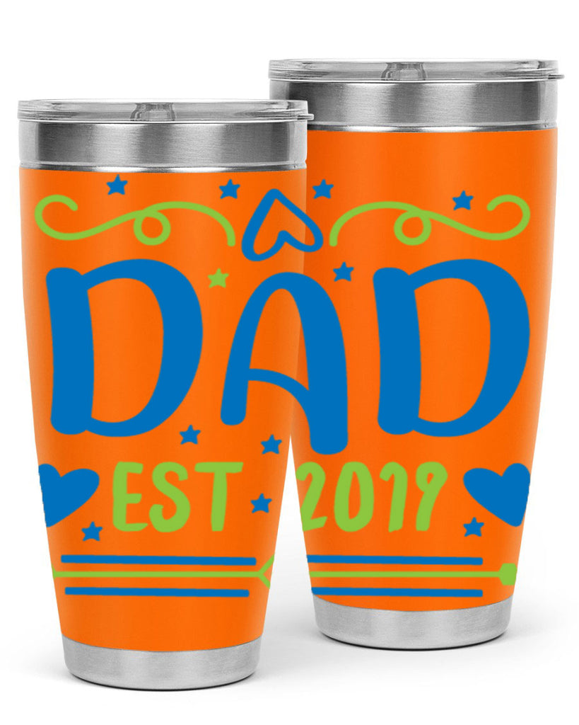 dad est 99#- fathers day- Tumbler