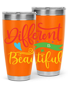 different is beautiful Style 11#- autism- Tumbler