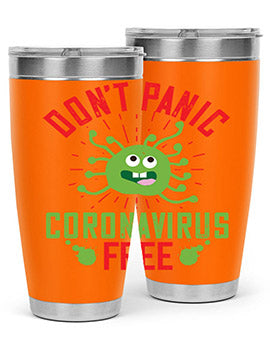 dont panic coronavirus free Style 43#- corona virus- Tumbler
