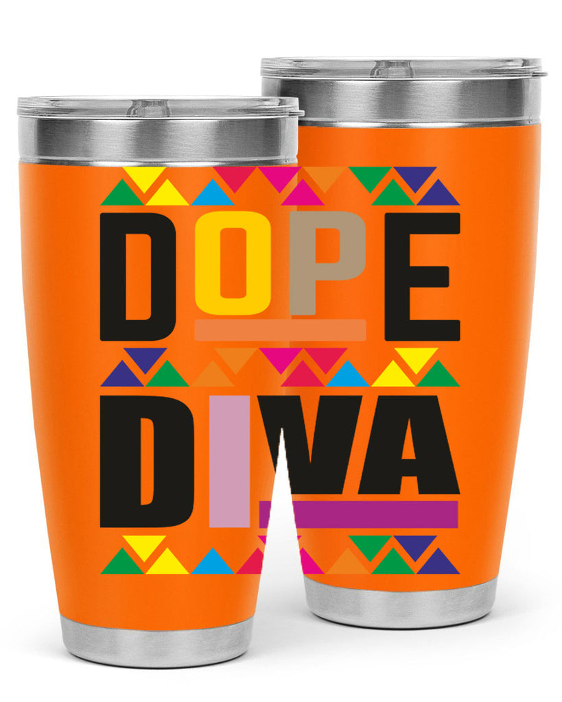dope diva- black words phrases- Cotton Tank