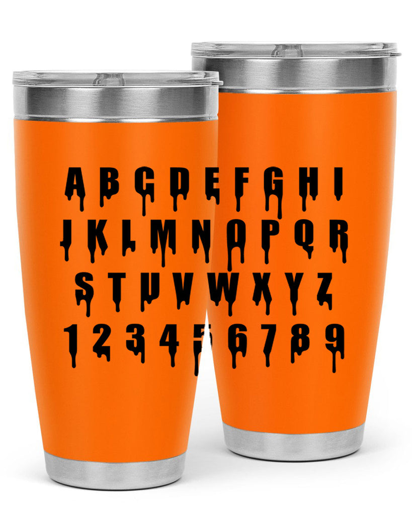 drip font 164#- black words phrases- Cotton Tank