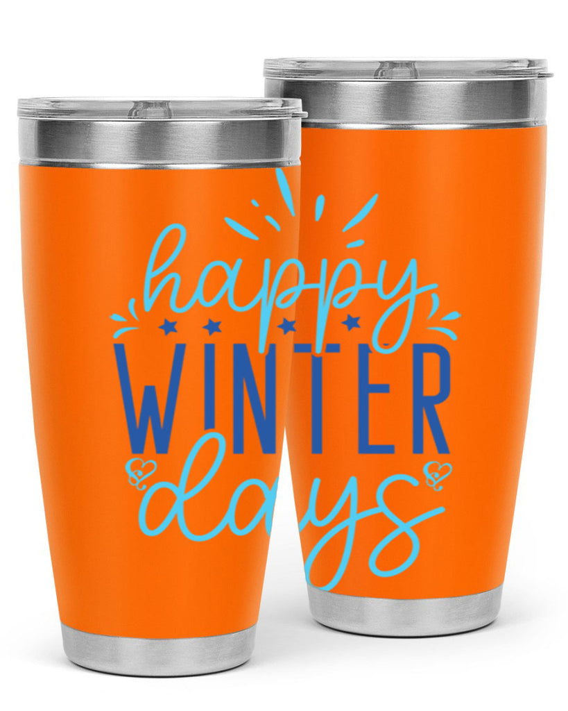 happy winter days 121#- winter- Tumbler