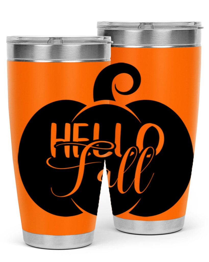 hello fall 275#- fall- Tumbler