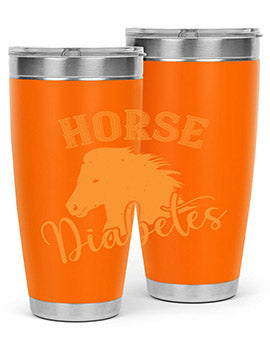 horse diabetes Style 34#- diabetes- Tumbler