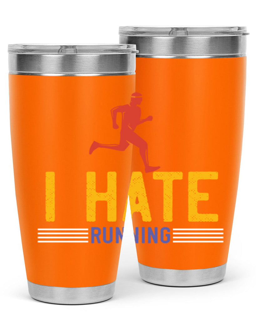 i hate running 40#- running- Tumbler