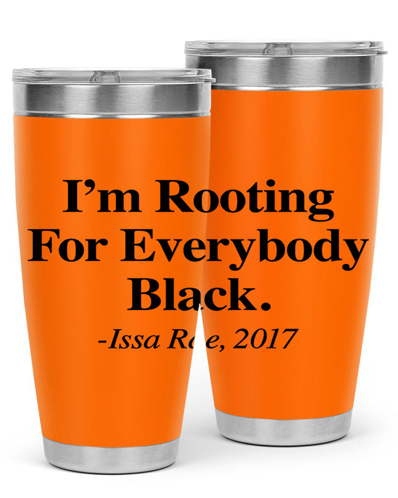 im  rooting for everybody black  109#- black words phrases- Cotton Tank