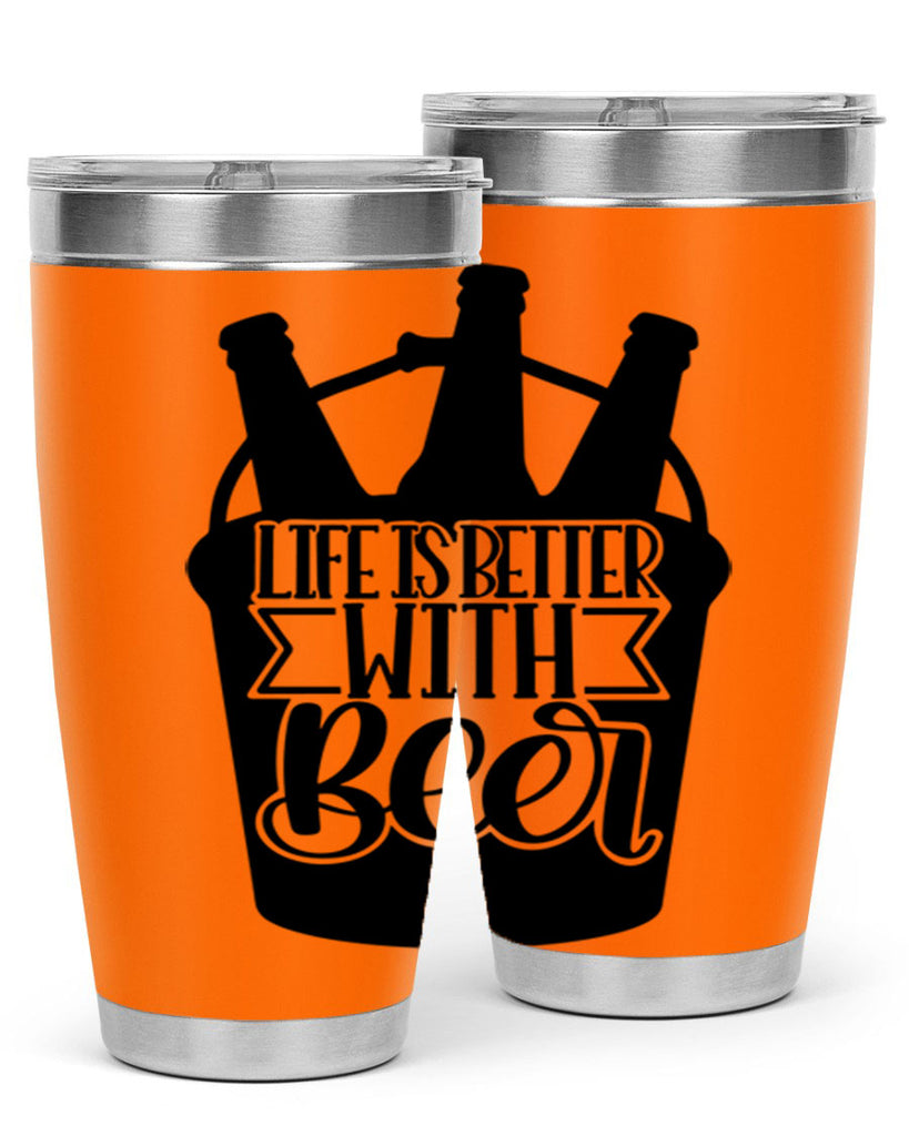 life is better with beer 27#- beer- Tumbler