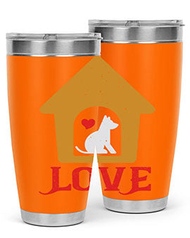 love Style 161#- dog- Tumbler