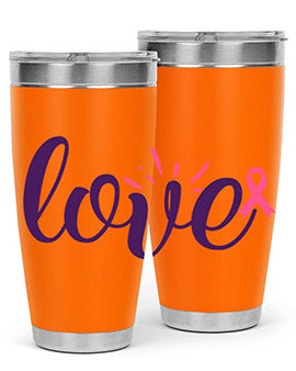 love Style 7#- breast cancer- Tumbler