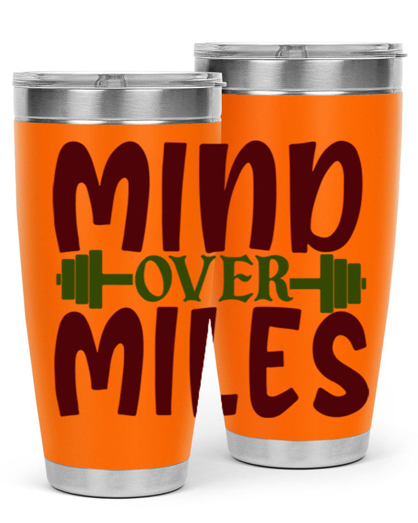 mind over miles 29#- gym- Tumbler