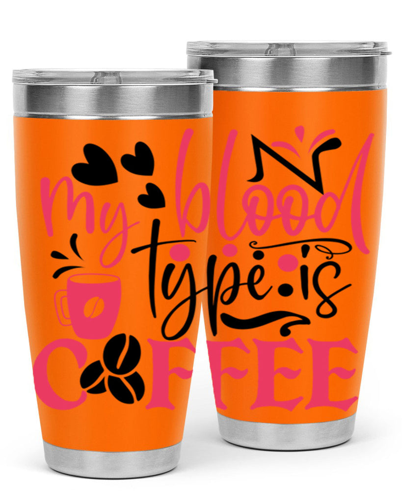 my blood type is coffee Style 375#- nurse- tumbler