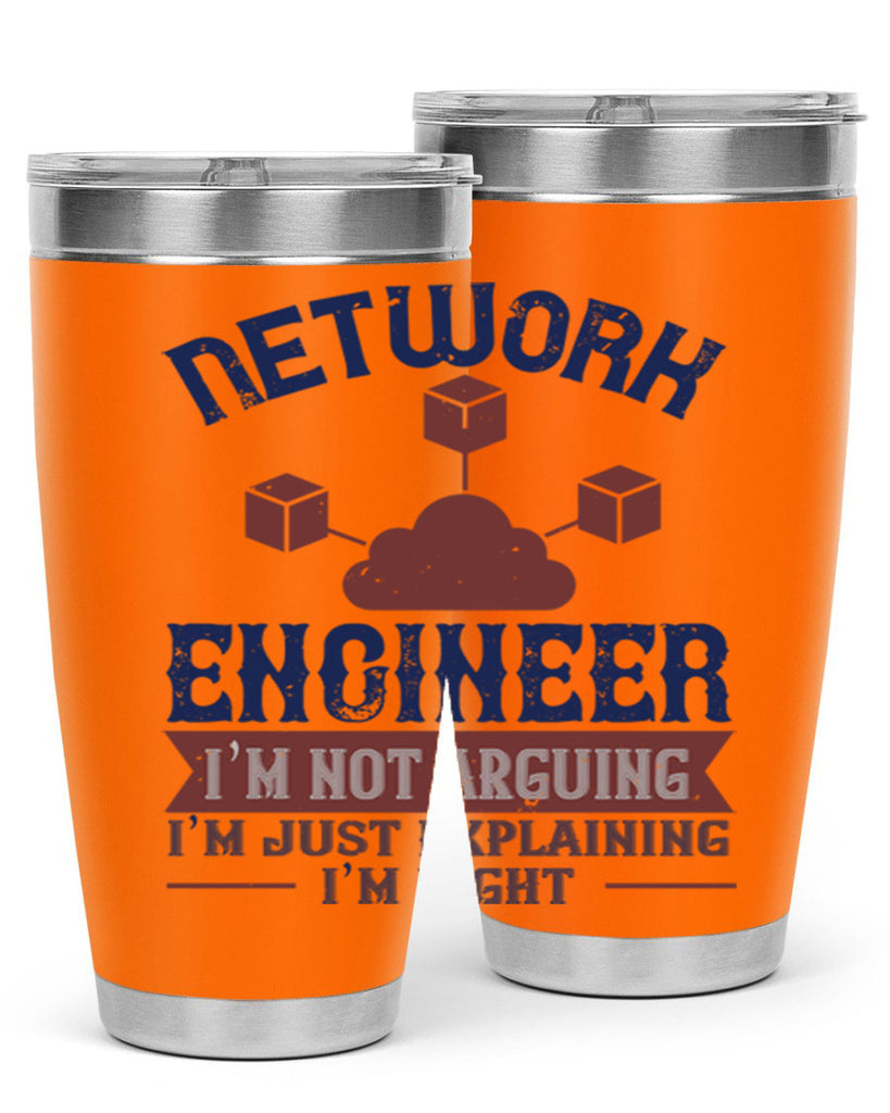 network engineer I am not arguing Im just explaining im right Style 42#- engineer- tumbler