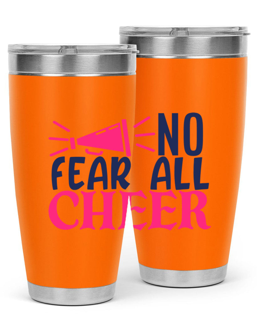 no fear all cheer 1739#- cheer- Tumbler