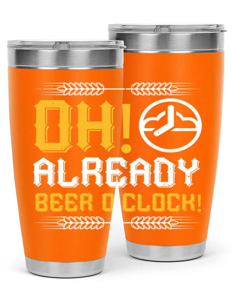 oh already beer oclock 54#- beer- Tumbler
