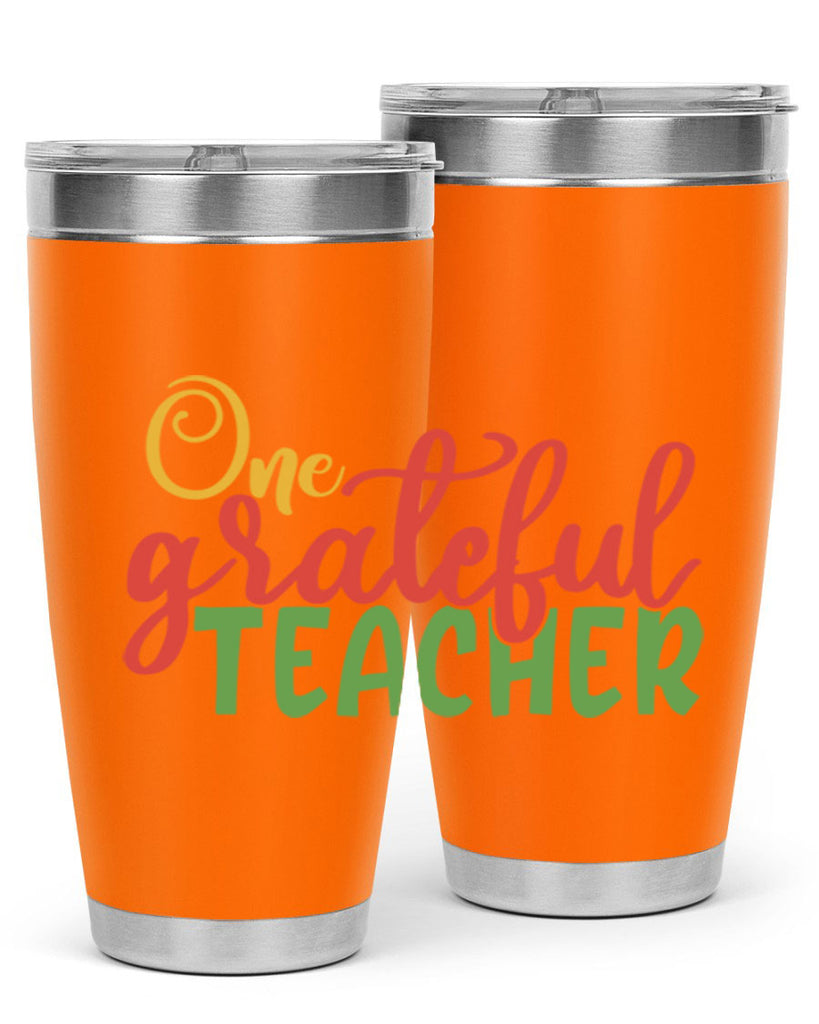 one grateful teacher Style 168#- teacher- tumbler