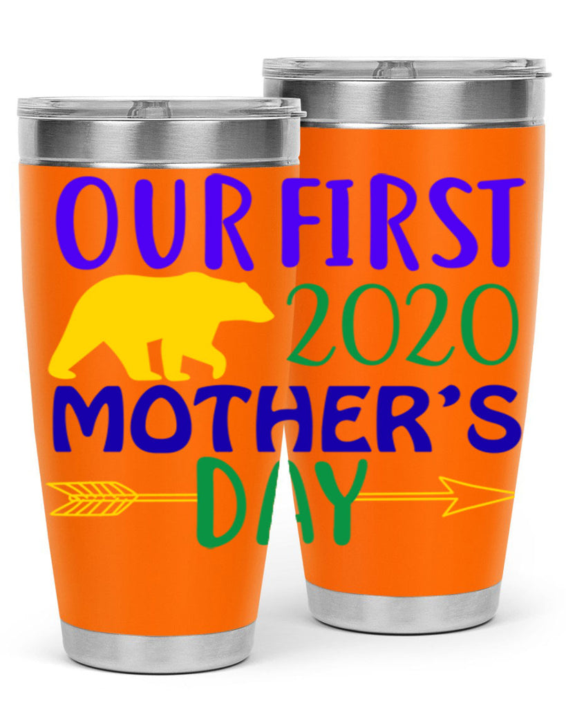 our first mothers day 4#- mardi gras- Tumbler