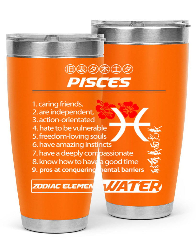 pisces 356#- zodiac- Tumbler