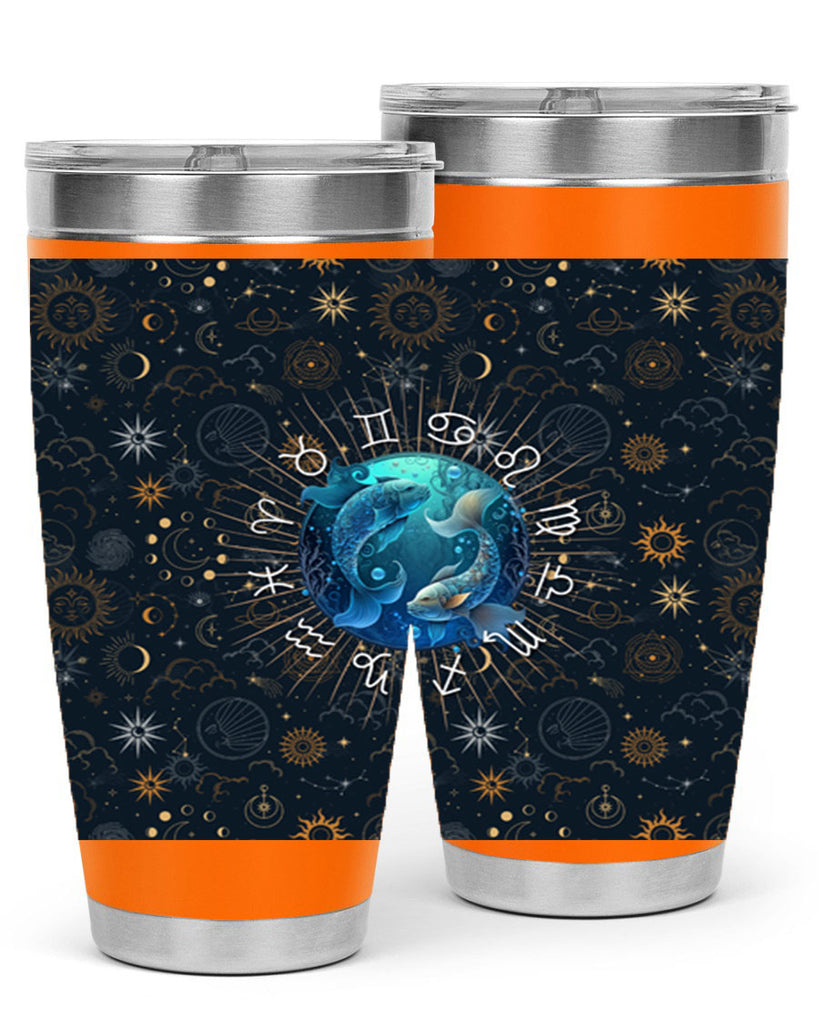 pisces Straight 366#- zodiac- Tumbler
