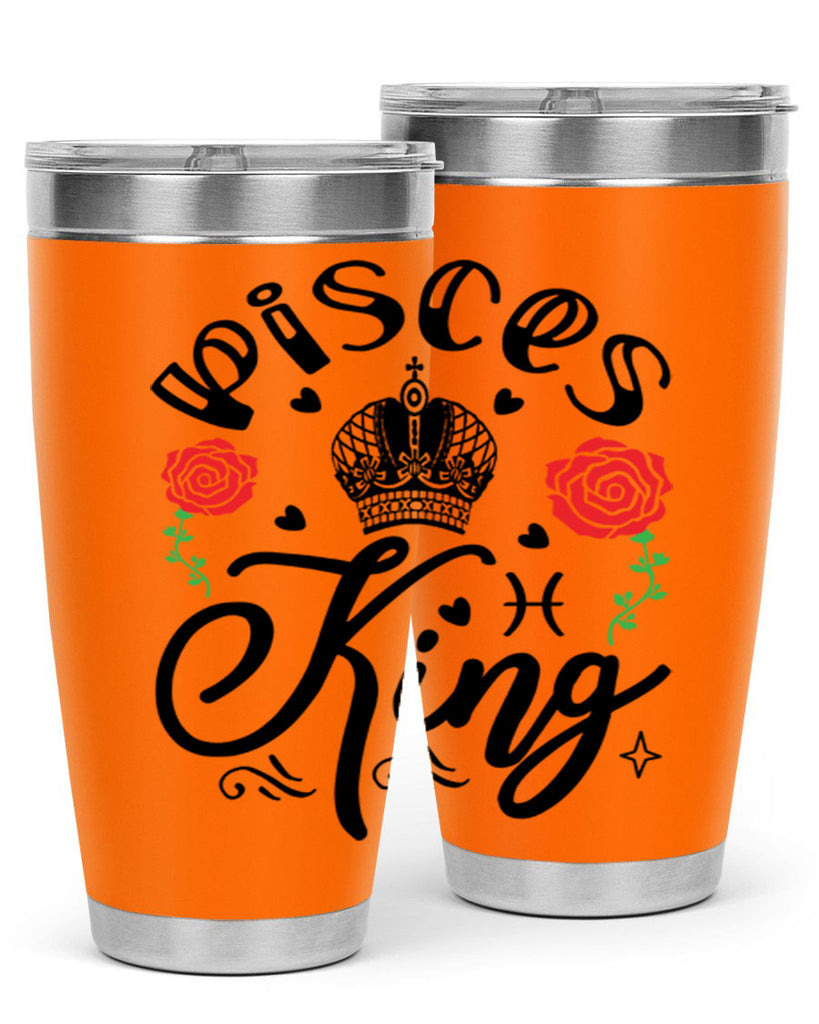 pisces king 375#- zodiac- Tumbler
