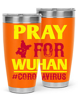 pray for wuhan coronavirus Style 27#- corona virus- Tumbler