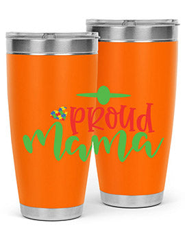proud mama Style 38#- autism- Tumbler