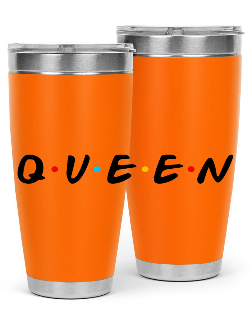 queen friends 49#- black words phrases- Cotton Tank