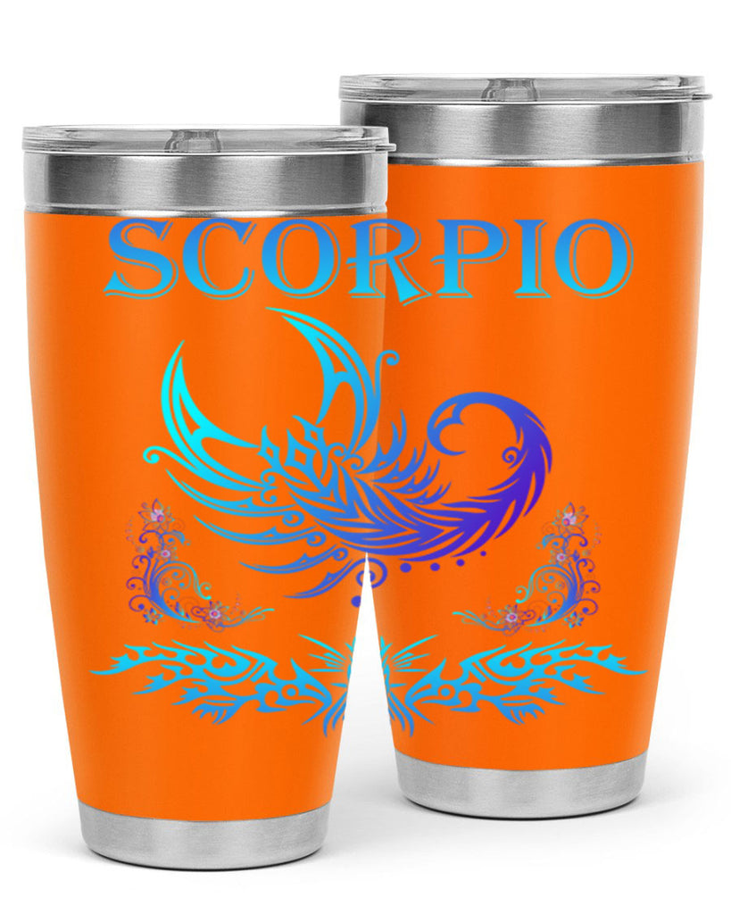 scorpio 449#- zodiac- Tumbler