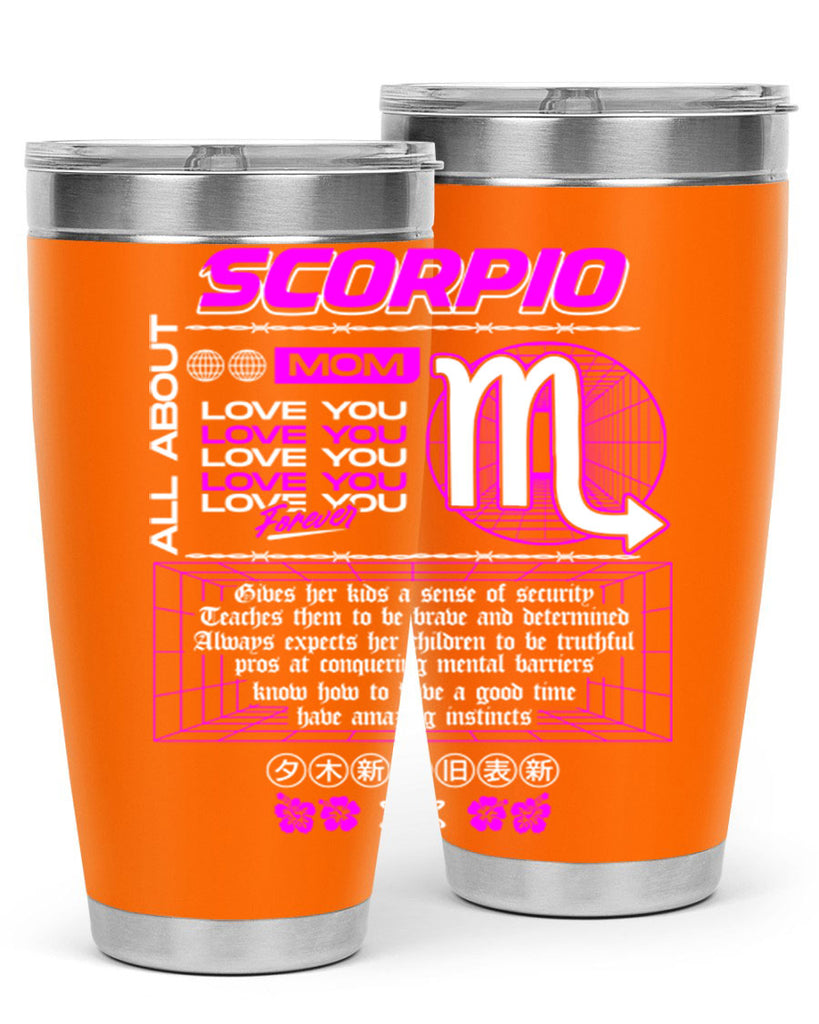 scorpio 457#- zodiac- Tumbler