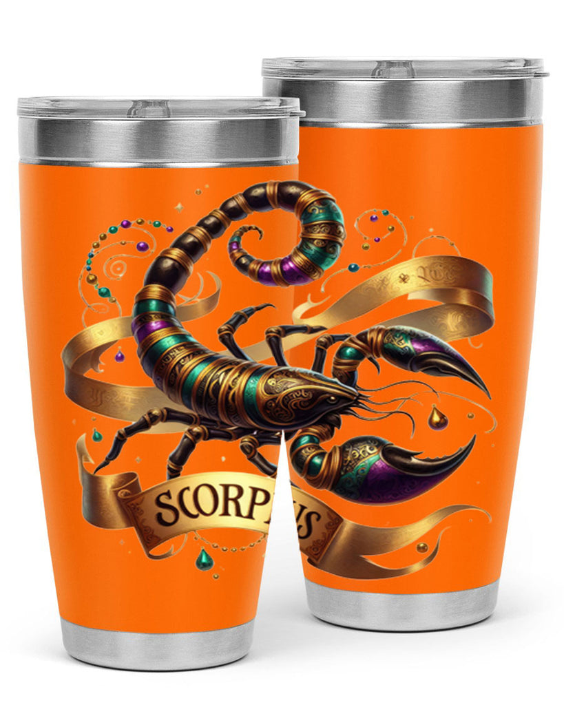 scorpio 459#- zodiac- Tumbler