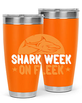 shark week on fleek Style 42#- shark  fish- Tumbler