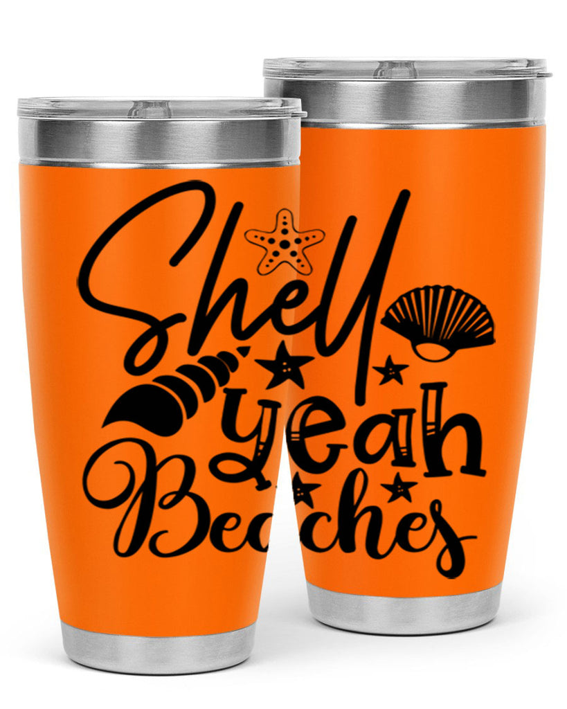 shell yeah beaches Style 75#- summer- Tumbler