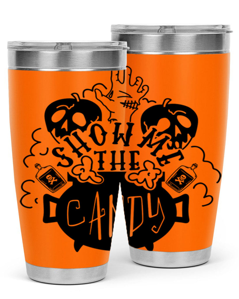 show me the candy 25#- halloween- Tumbler
