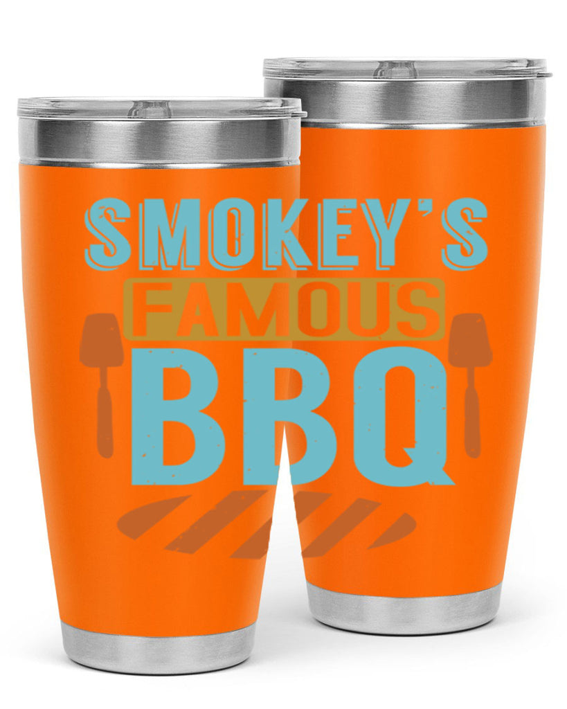 smokeys famous bbq 11#- bbq- Tumbler