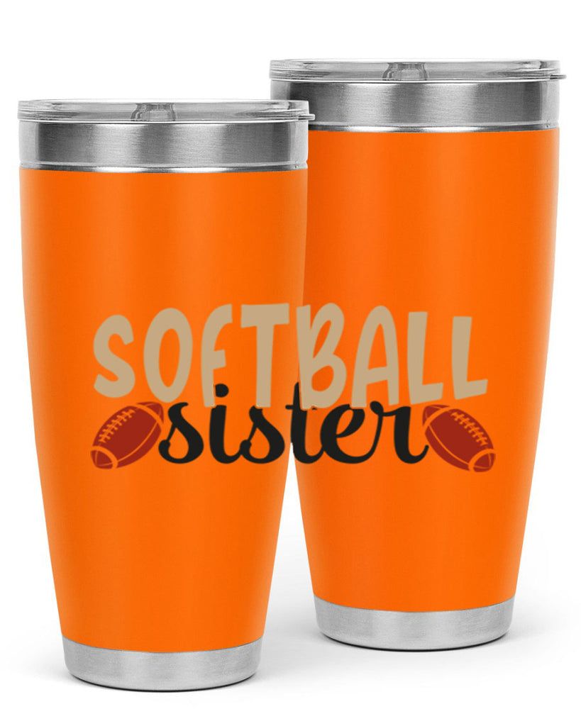 softball sister 2272#- softball- Tumbler