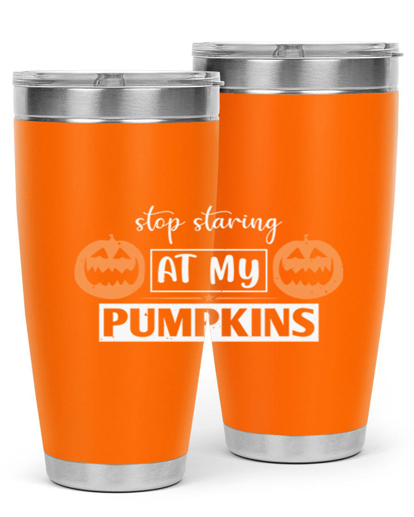 stop staring at my pumpkins 131#- halloween- Tumbler