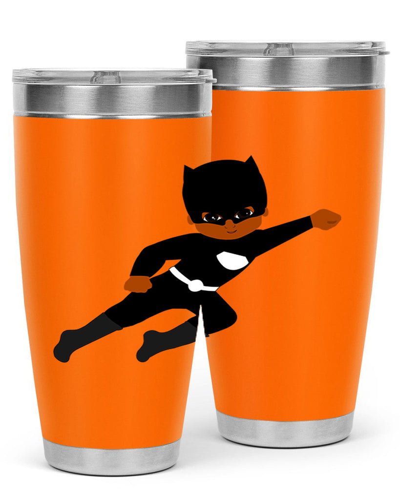super kid 12#- black men - boys- tumbler