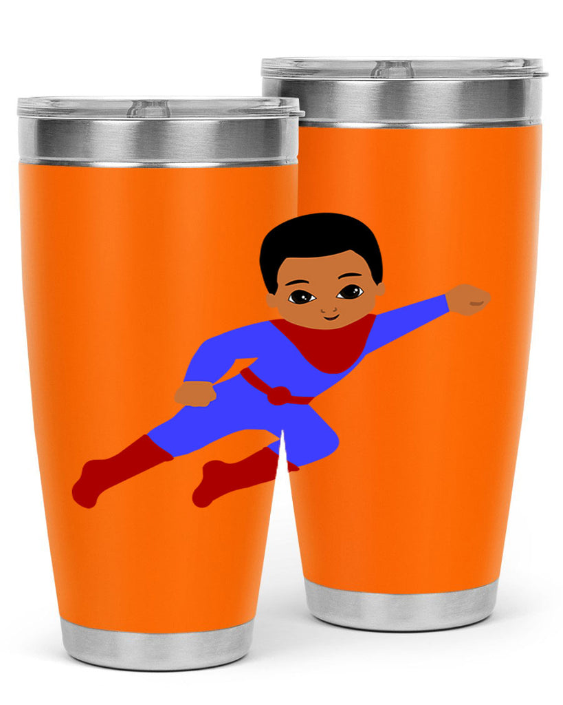 super kid 14#- black men - boys- tumbler