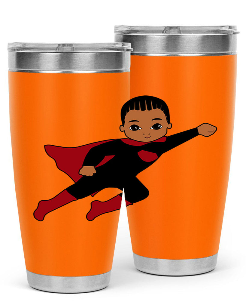 super kid 16#- black men - boys- tumbler