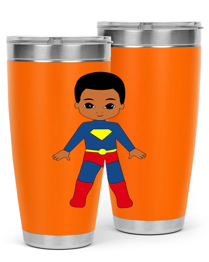 super kid 2#- black men - boys- tumbler