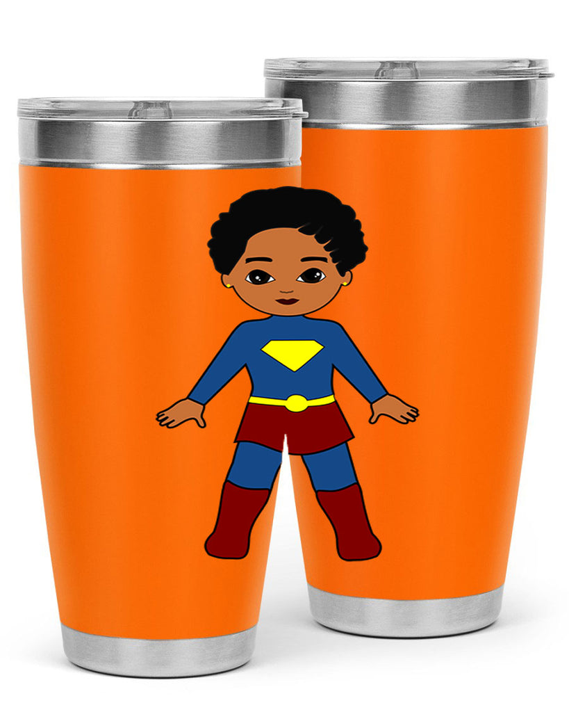 super kid 3#- black men - boys- tumbler