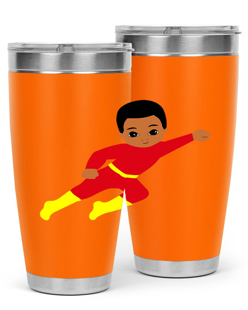 super kid 4#- black men - boys- tumbler