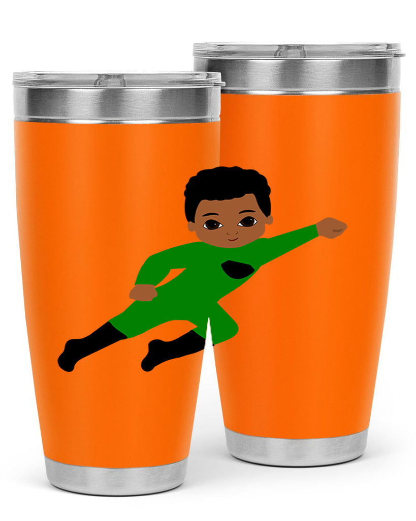 super kid 6#- black men - boys- tumbler