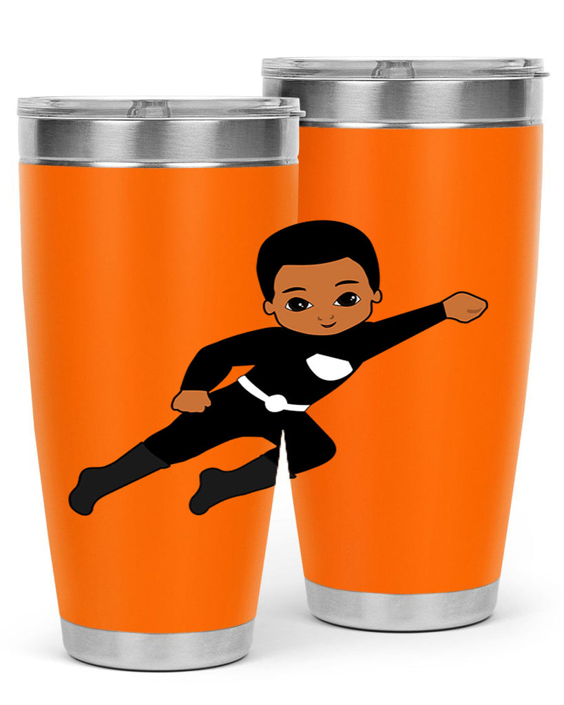 super kid 7#- black men - boys- tumbler